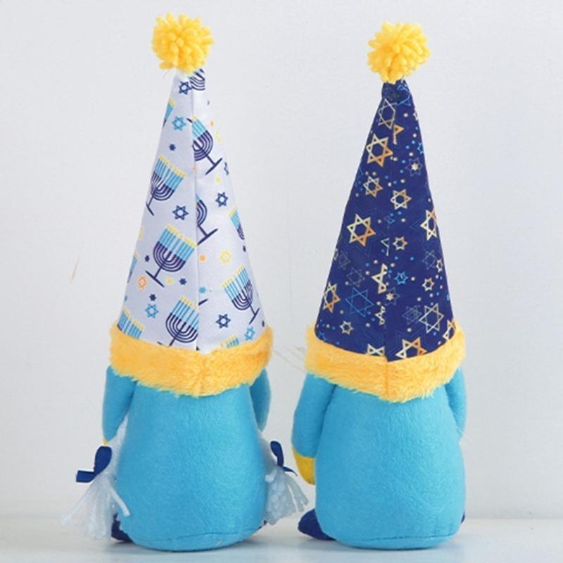 Hanukkah Gnomes Holding Chanukah Swedish Tomtes Hanukkah Decor