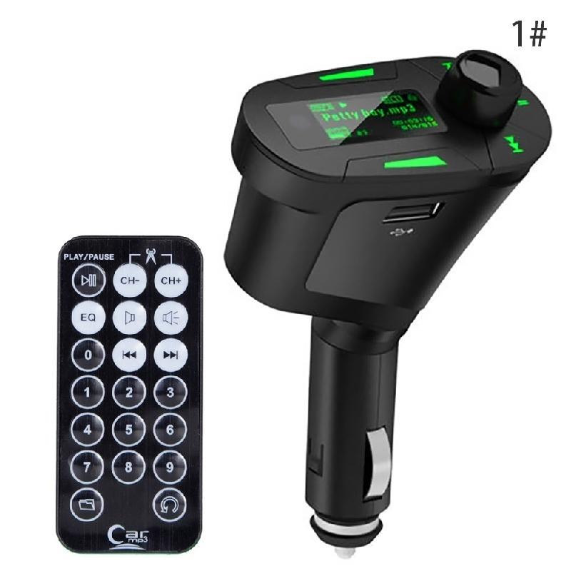 Newest Car MP3 Player Wireless FM Transmitter Modulator with USB SD MMC LCD With Remote Car MP3 Play