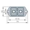 KEDU KJD17 B 230V Voltage-Free Switch with Undervoltage Release & Coil Contact - Reliable & Durable