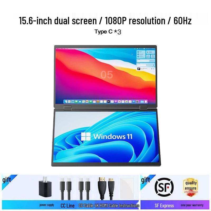 15.6" 4K Touch OLED 144Hz Portable Display for Switch