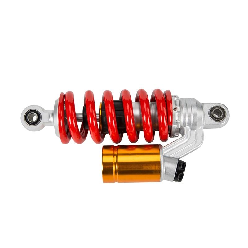 Red/Yellow Motorcycle Air Shock Absorbers for Yamaha Honda 240mm 260mm Motorcycle Rear Suspension Adjustable