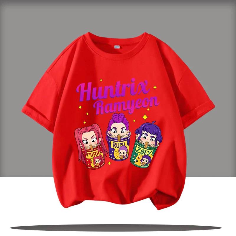Derpy Tiger Kpop Demon Hunters Shirt for Kids Baby Girl Men Women T Shirt Cute Tiger Cartoon Clothes 2025 Hot Movie Print Soft