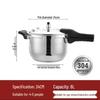 Zhishi Stainless Steel Pressure Cooker