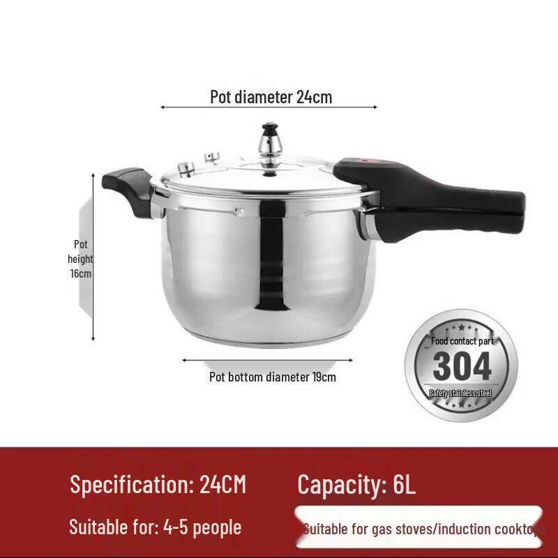 Zhishi Stainless Steel Pressure Cooker