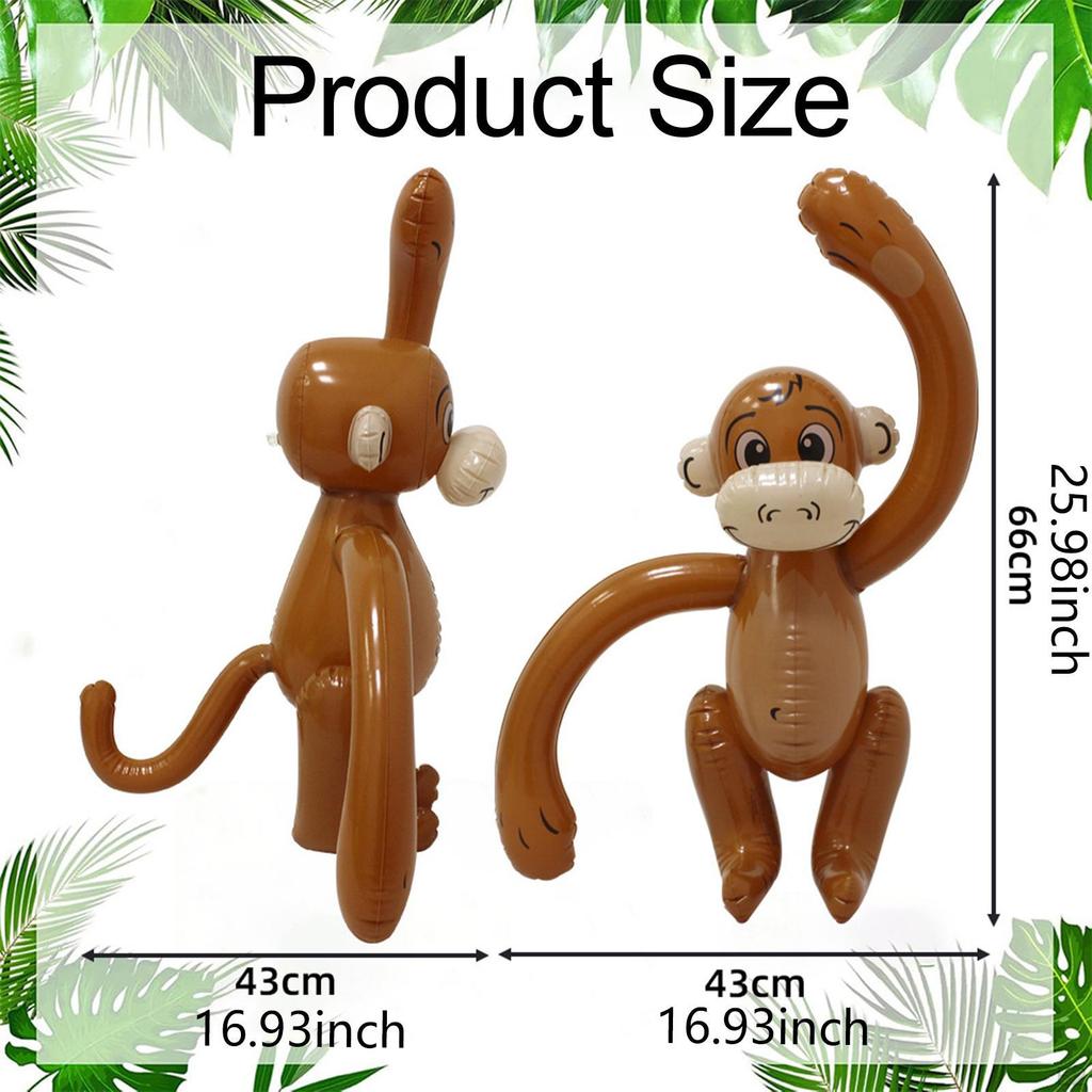 Inflatable Monkey Props for Jungle Themed Celebrations