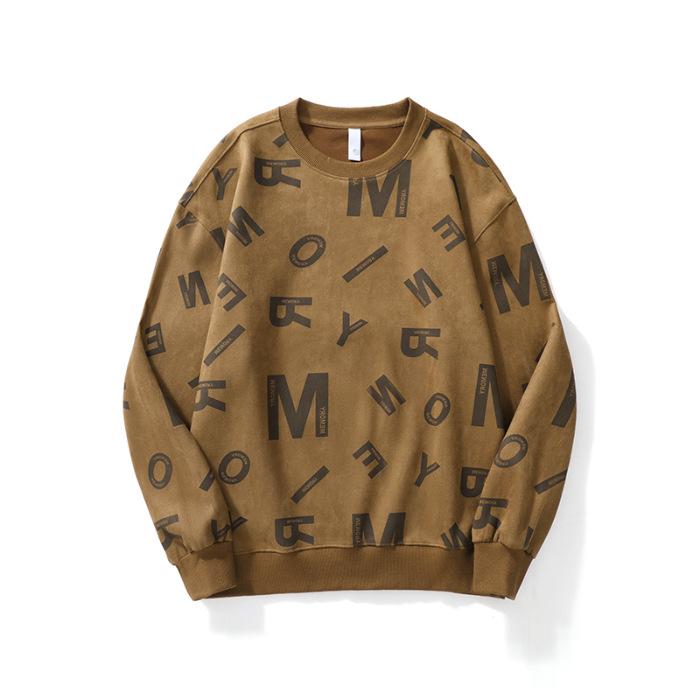 Осень и зима Американский ретро Тяжелый ретро свитер Мужской Свободный Большой — фото 6