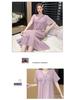 Women's Summer Short-Sleeve Princess Sleep Dress, Loose Plus Size, Comfortable Home Wear for 200 Jin.