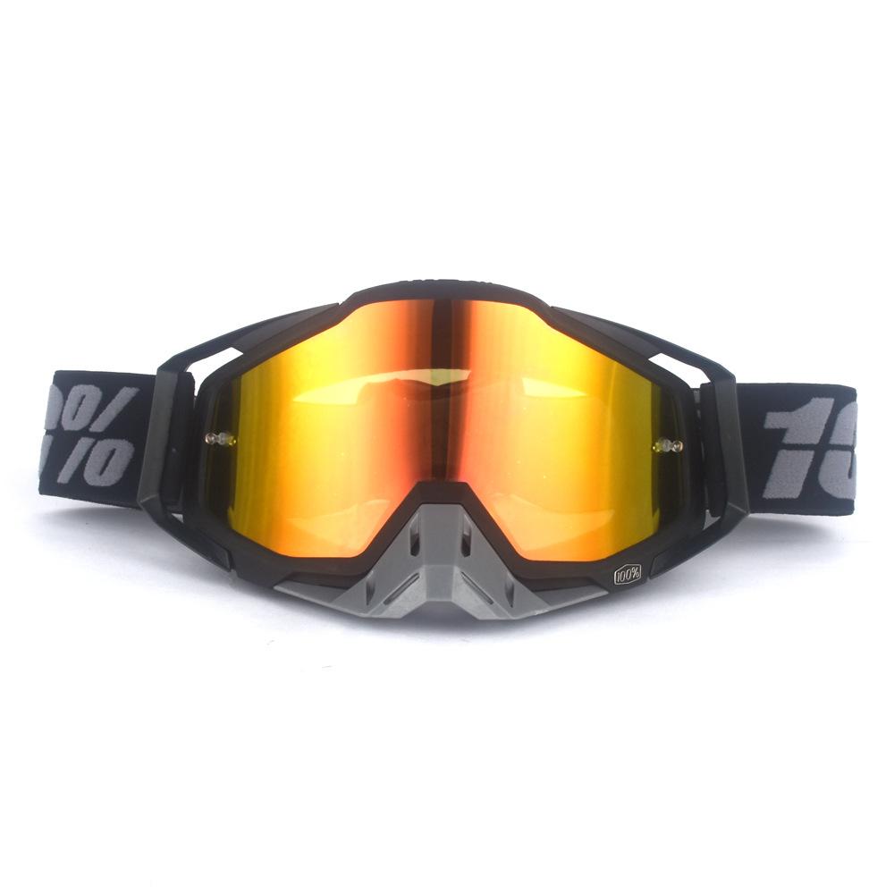 Motorcycle Goggles Color Off-road Helmet Goggles Windproof Sand Riding Glasses Ski Goggles