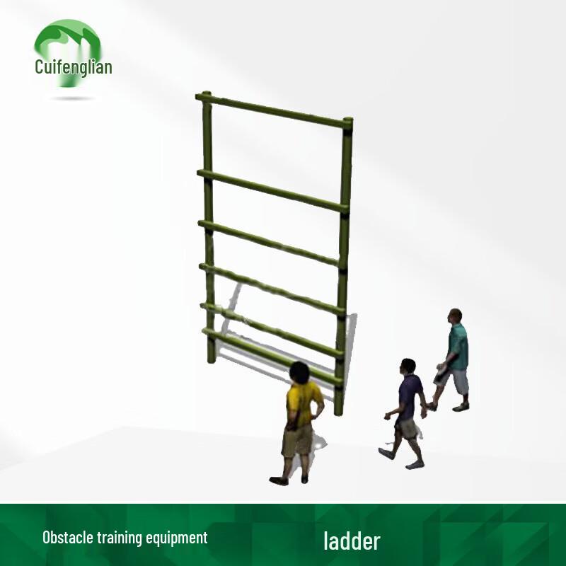 Large-Scale Obstacle Course Climbing Ladder