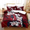 3D Print Helltaker Bedding Set Single Twin Full Queen King Size Bed Set Aldult Kid Bedroom Duvetcover Sets Anime