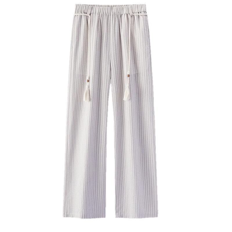 Semir Women's Striped Wide-Leg Casual Pants