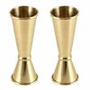 2pcs 304 Stainless Steel Double Jigger 1oz/2oz Bartending Tool Premium Cocktail Shaker  Bar