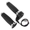 1 Pair Electroplated Throttle Grip Universal Throttle Handle Grips for Electric Bikes