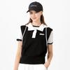 Avave Women'S Color-Block Hooded Vest Black