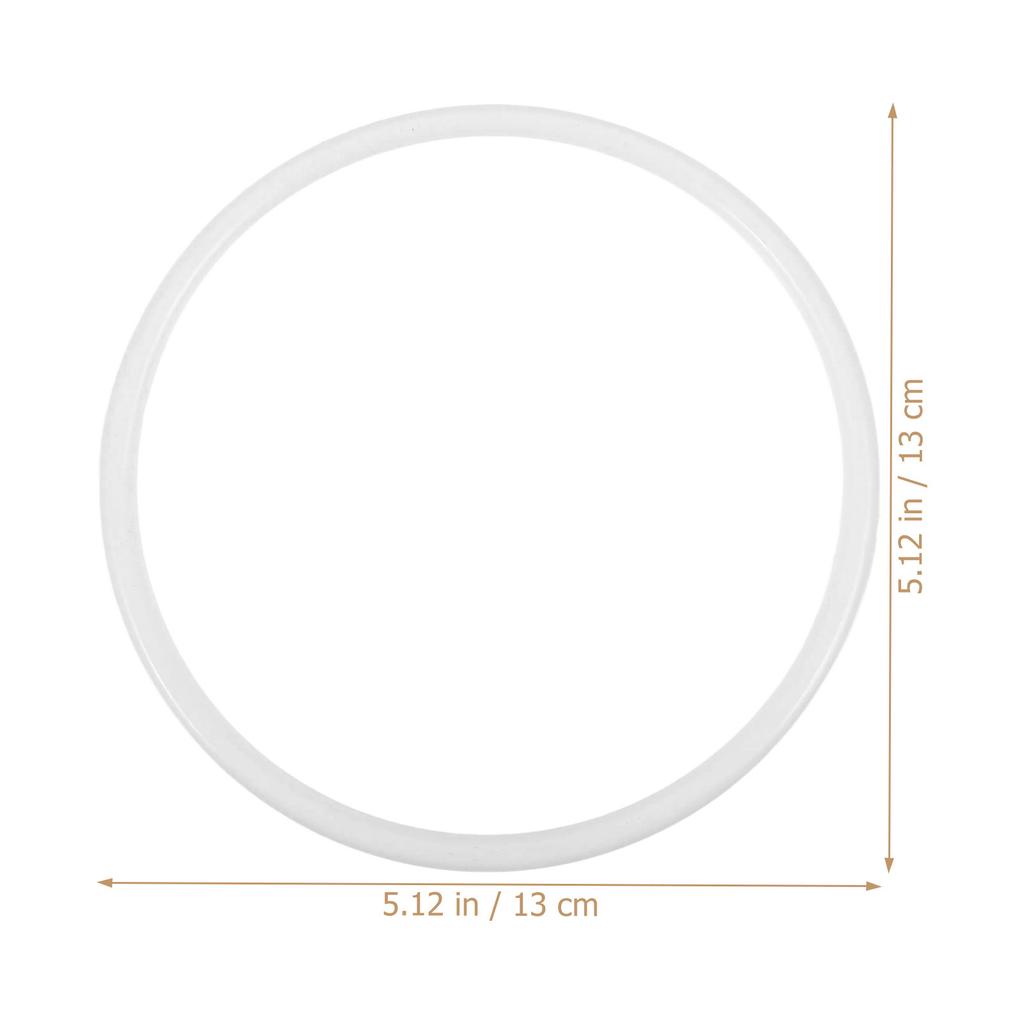 20pcs Rings 13Cm Plastic Round Hoops For Diy Wall Hanging Decor Macrame Circle Dreamcatcher Craft Kit Hoop Shaped Craft Ring Diy