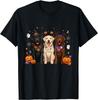 Halloween Three Labrador Retrievers Spooky Dog Lover Pumpkin T-Shirt