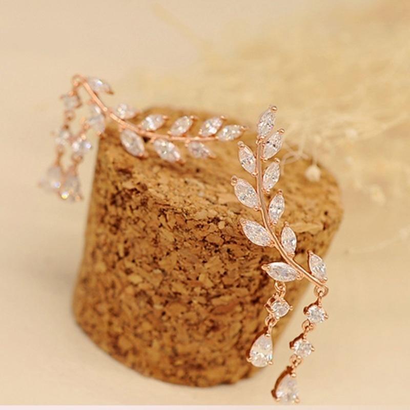 Leaf  Drop Earrings  Women