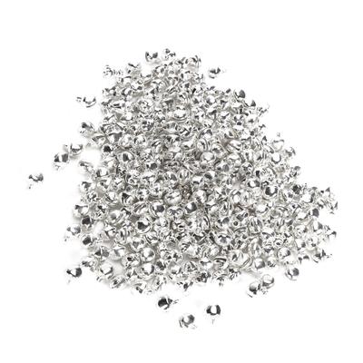 300 Pezzi Campanellini Materiale Ferro Argento Mini Ciondolo Gioielli Artigianato Accessori 6mm