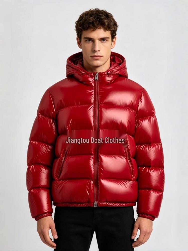 Herren Kapuzenjacke aus Baumwolle | Einfarbige Winter Freizeit Sportbekleidung - Hochwertiger Kälteschutz
