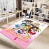 Sailor Moon Adventure Carpet For Playroom Bedroom Living Room Sofa Home Decorkids Game Area Rug Nonslip Floor Mat