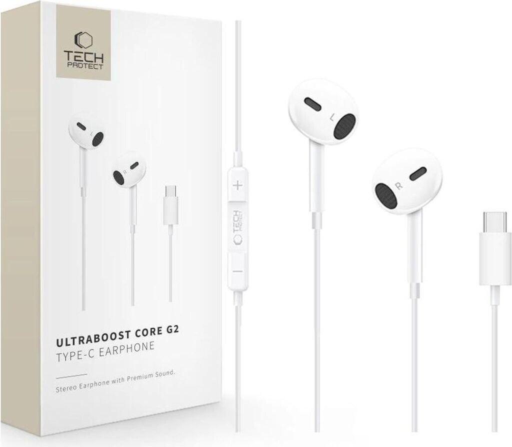 Наушники вкладыши Tech-Protect Ultraboost Core G2 USB-C - (Kabelgebunden) белый