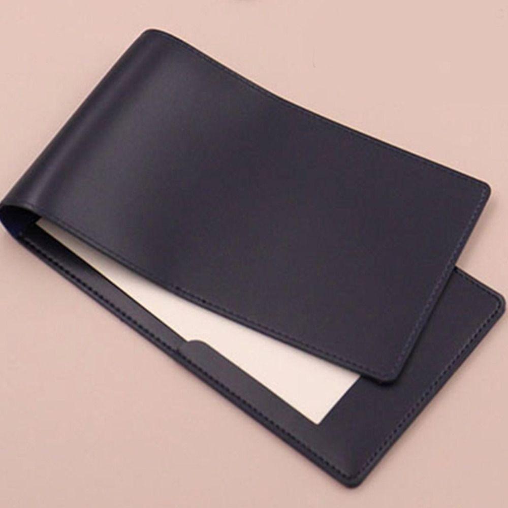 Black Brown Golf Scorecard Holder PU Leather Score Notebook Golf Golf Score Book  Outdoor Sports