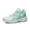 Cushioning Slip Resistant Abrasion Resistant Low Top Basketball Shoes Men's Pea Green 112111609-6