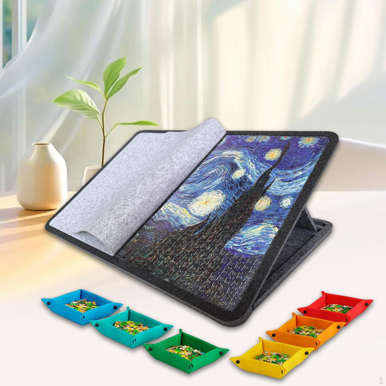 

Наклонная доска-пазл, стол-плато со стойкой для сбора дома темно-серого