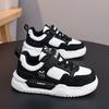 Children's Fashion Velcro Thick Sole Height Increasing Low Cut Casual Board Shoes Outdoor Casual Sports Shoes 28-38