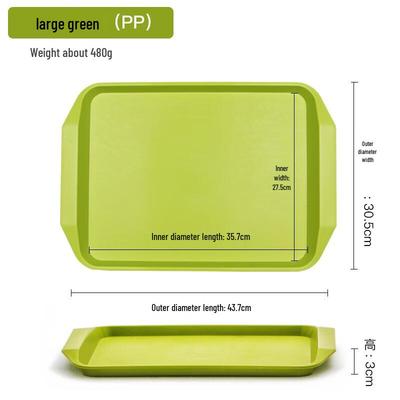 Rectangular Plastic Serving Tray