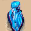 The Four Seasons Popular Shawls Fashion Design Sunscreen Scarves Luxury 90X90CM Square Silk Hijab  New Women Beach Headscarf