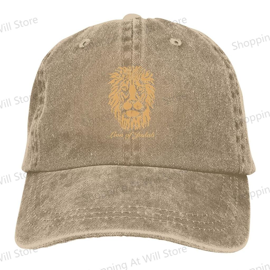 Lion of Judah Cowboy Hat Washed Mens Baseball Cap for Men Women Caps