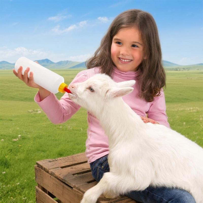 Large Capacity Calfs Nursing Bottle Grades Easyly Carry Livestock Feeders for Calfs Nutritions J0MC