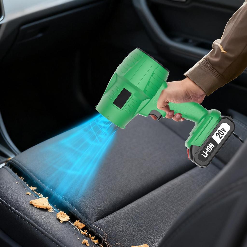 Battery Powered 20 000 RPM Cordless Blower Electric Dust and Leaf Cleaner Hair Dryer Type