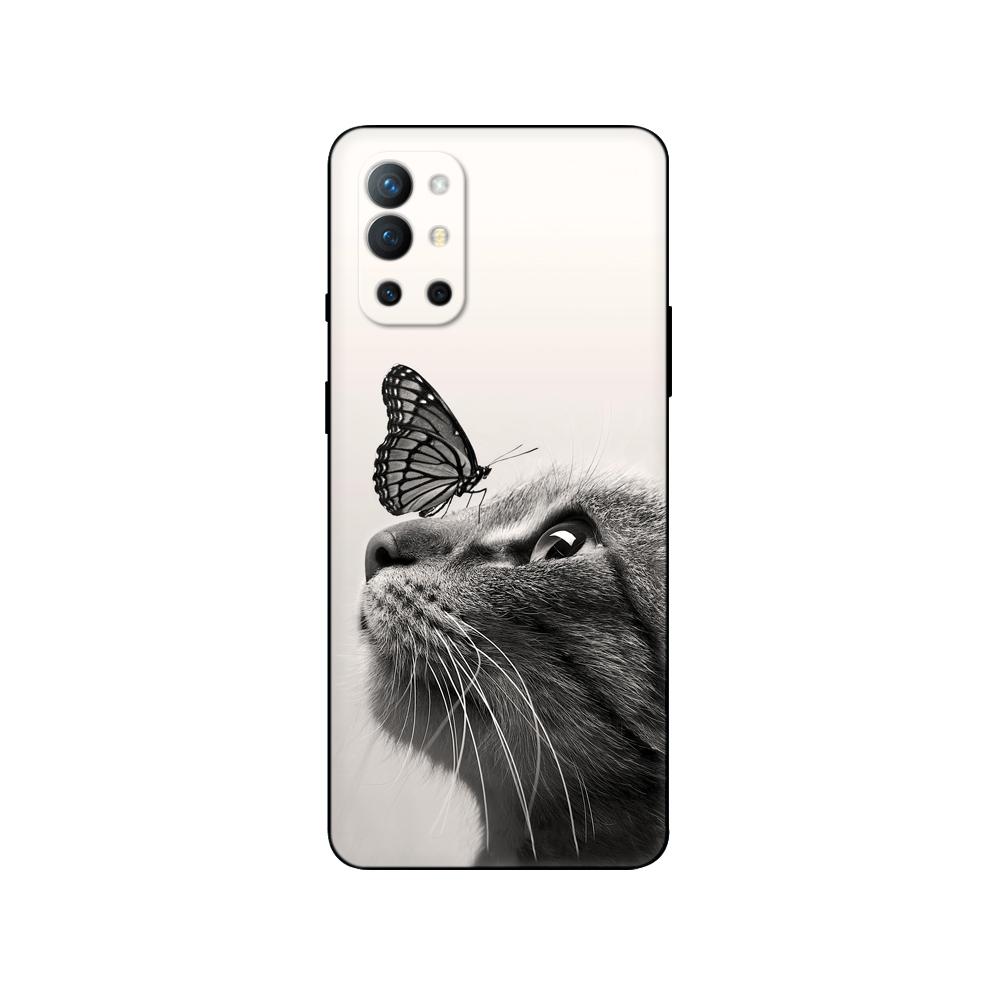 Pro OnePlus 9 Pouzdro Pro OnePlus 9 Pro Pouzdro Pro OnePlus 9R Pouzdro Silikonový zadní kryt na telefon One Plus 9 EU/NA R 9Pro 5G černé tpu pouzdro