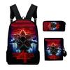 Stranger Things 4 Demogorgon Plecak Dziecięcy Plecak Szkolny Torba Listonoszka Crossbody Piórnik Zestaw 3 szt.
