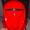 Red Royal Guard Helmet  Sci-Fi Cosplay Armor Mask Collector Display Prop