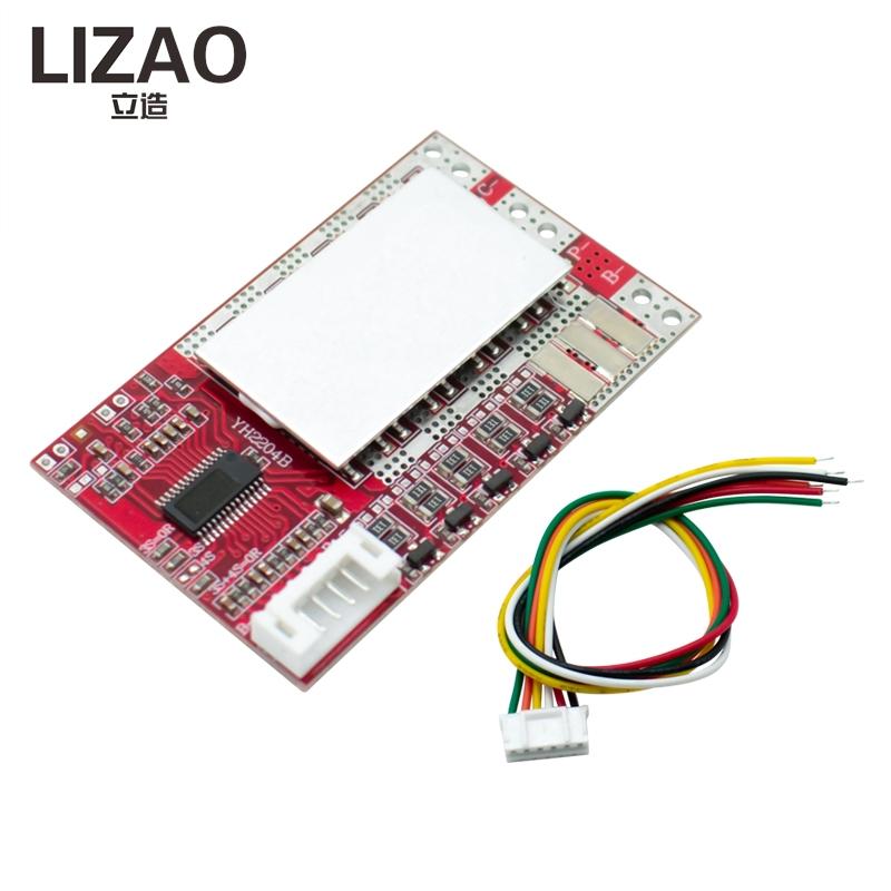 LIZAO 1S-1S 11A BMS Battery Protection Board with Balancing Charging for Power Tool Solar Inverter DIY