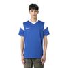 Nike T Shirts Men's Blue V Neck Moderate Straight Fit CW3826-463