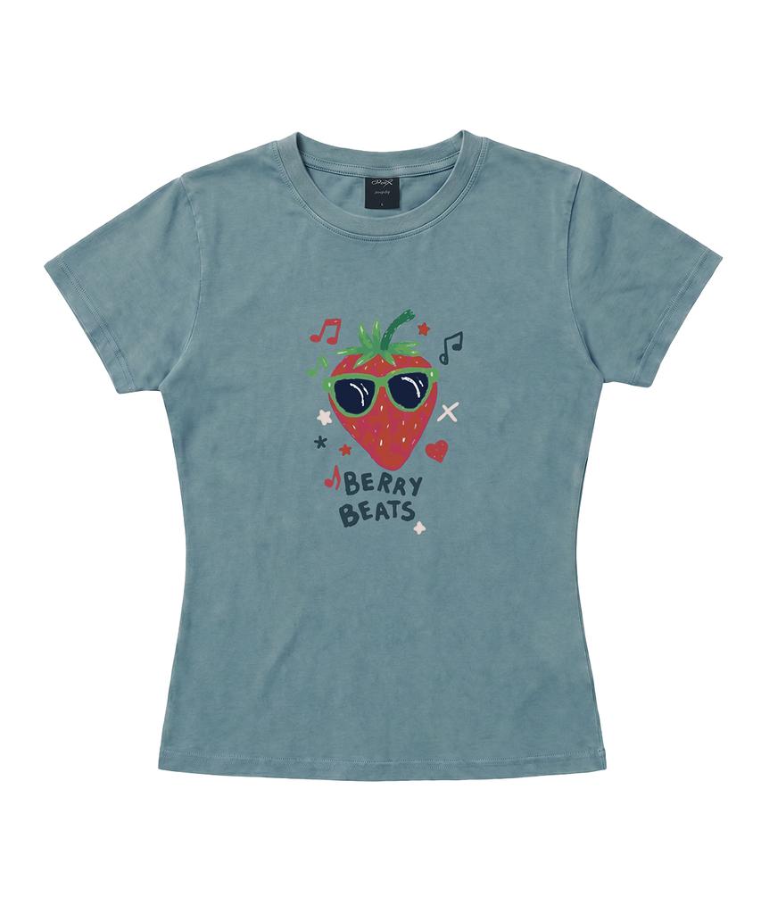 WILDROCK Hollysheesh Graphic Pigment Crop Short Sleeve T-Shirt Part02_4 Style (D Type)