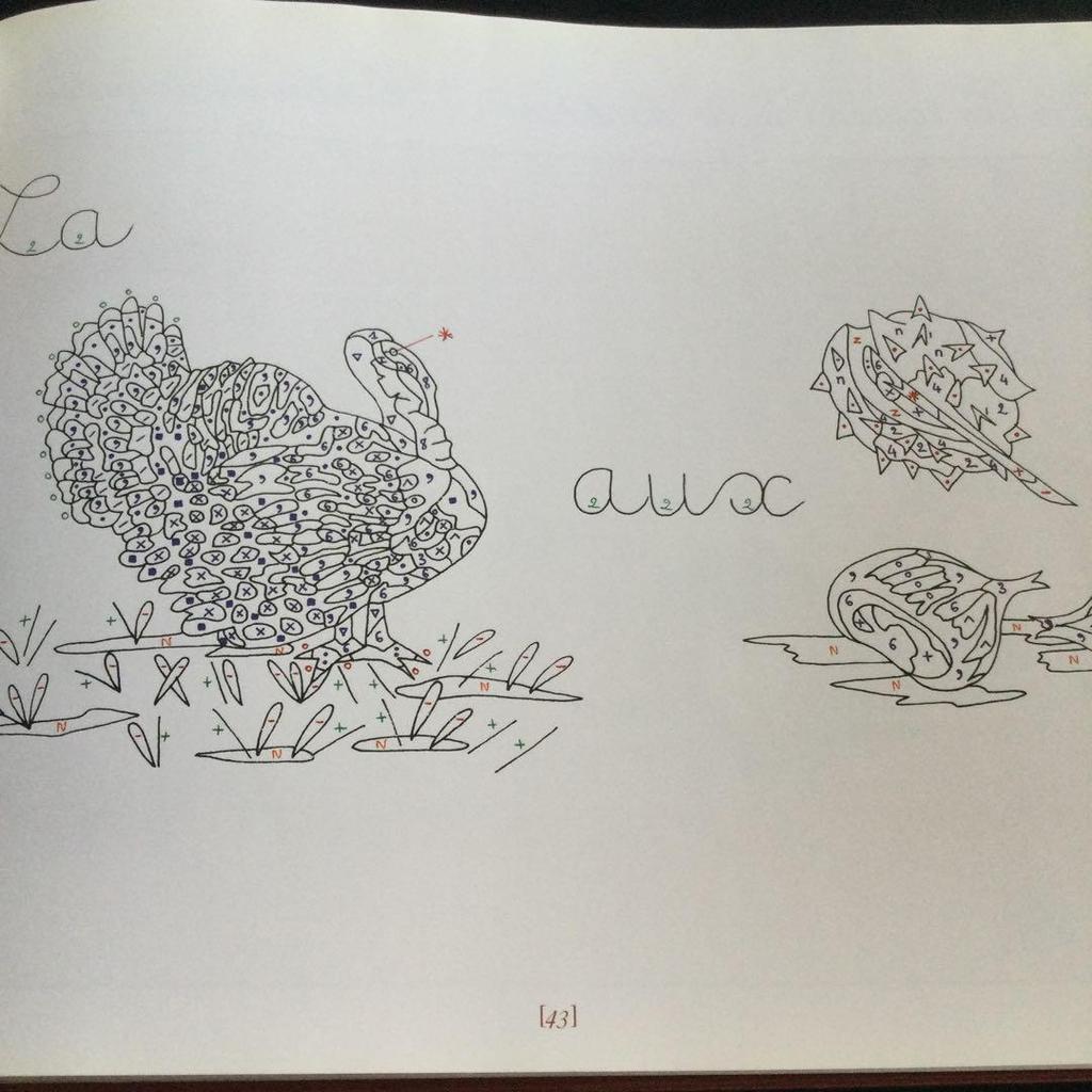 [USED] Embroidery pattern book, Western books, recipes, Western books, English, French, embroidery, cooking, ingredients, food