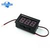 0.56 Inch Digital Voltmeter DC 4.5V-30V Digital Voltage Panel Meter Red/Blue/Green for 6V 12V Electromobile Motorcycle Car