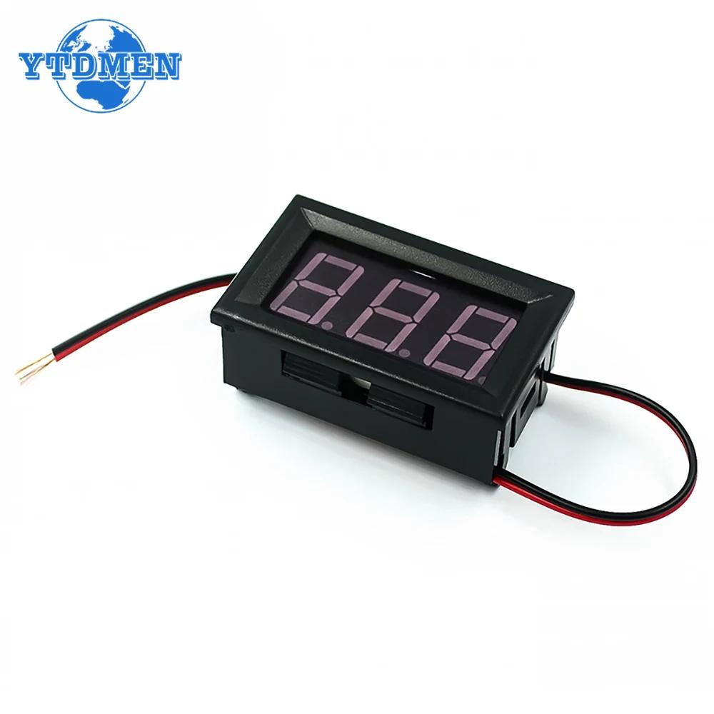 0.56 Inch Digital Voltmeter DC 4.5V-30V Digital Voltage Panel Meter Red/Blue/Green for 6V 12V Electromobile Motorcycle Car