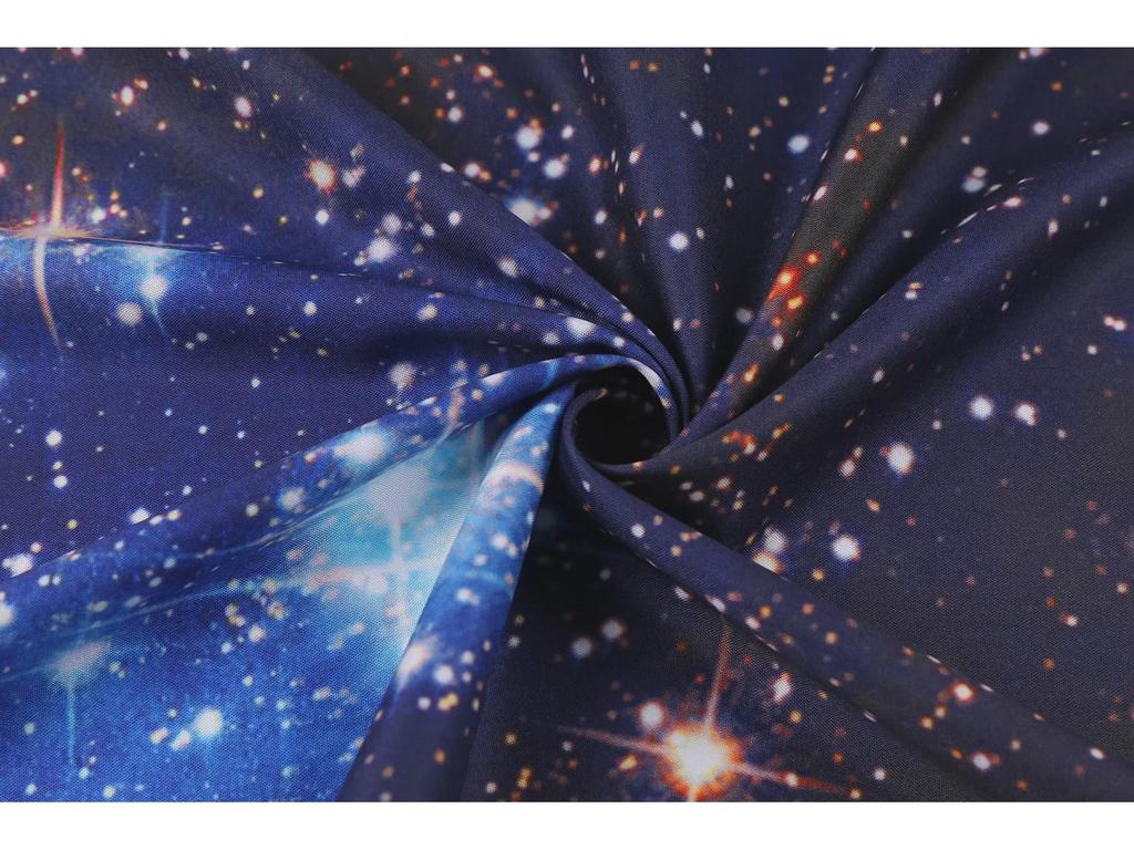 New 2020 Sleeveless 3D Starry Sky Print Maxi Dress