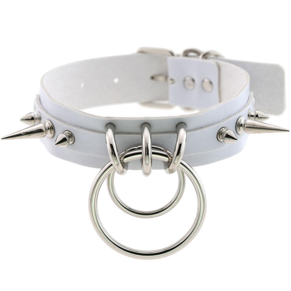 Spiked Choker For Women Men Punk Rock Collar Goth Fashion Necklaces  Leather Studded Choker Girls Harajuku Gothic Jewelry