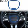 Für 15-21 Dodge Challenger Charger 14-21 Durango Lenkrad Zierabdeckung, Blau