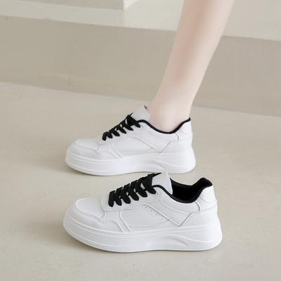 Autumn New Ins Breathable Female Student Platform Versatile Casual Sports Board Shoes G