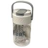 Stylish Portable Glass Water Bottle with Straw & Tea Infuser