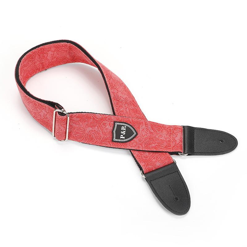 PP guitar strap, vintage guitar strap, denim cotton, electric wood universal guitar strap, folk guitar strap Length 136cm