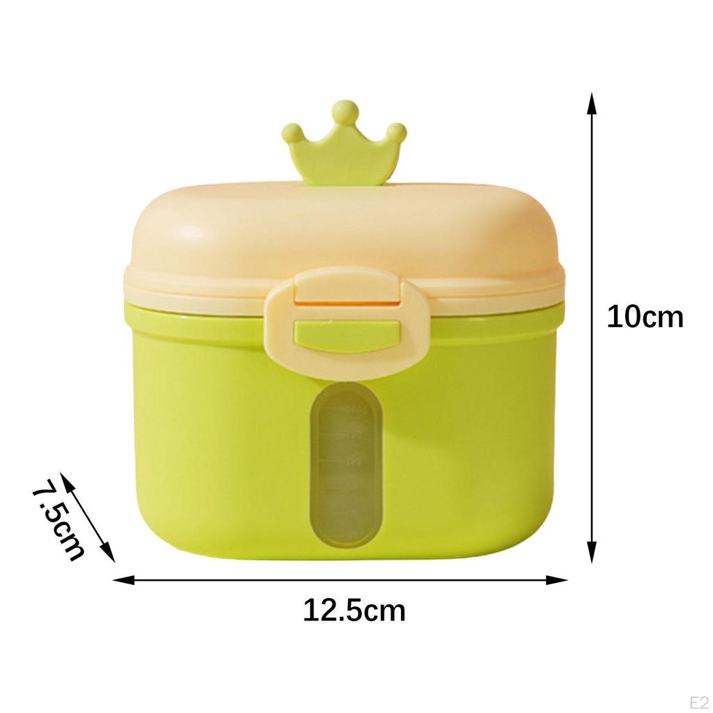 Formula Dispenser Container Milk Powder Food Storage Box for Bedroom